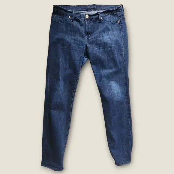 Rock & Republic Women's Straight Skinny Darkwash Jeans Size 16 - Picture 1 of 8